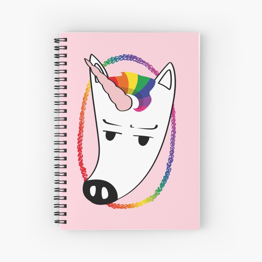 Els unicorns també s'enfaden, una il·lustració per Redbubble
